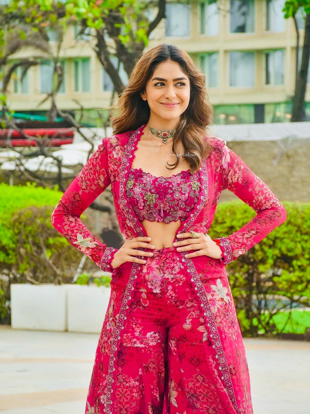 Designer Elegant Tibby Silk Ethnic Wear Sharara Set - Image 5