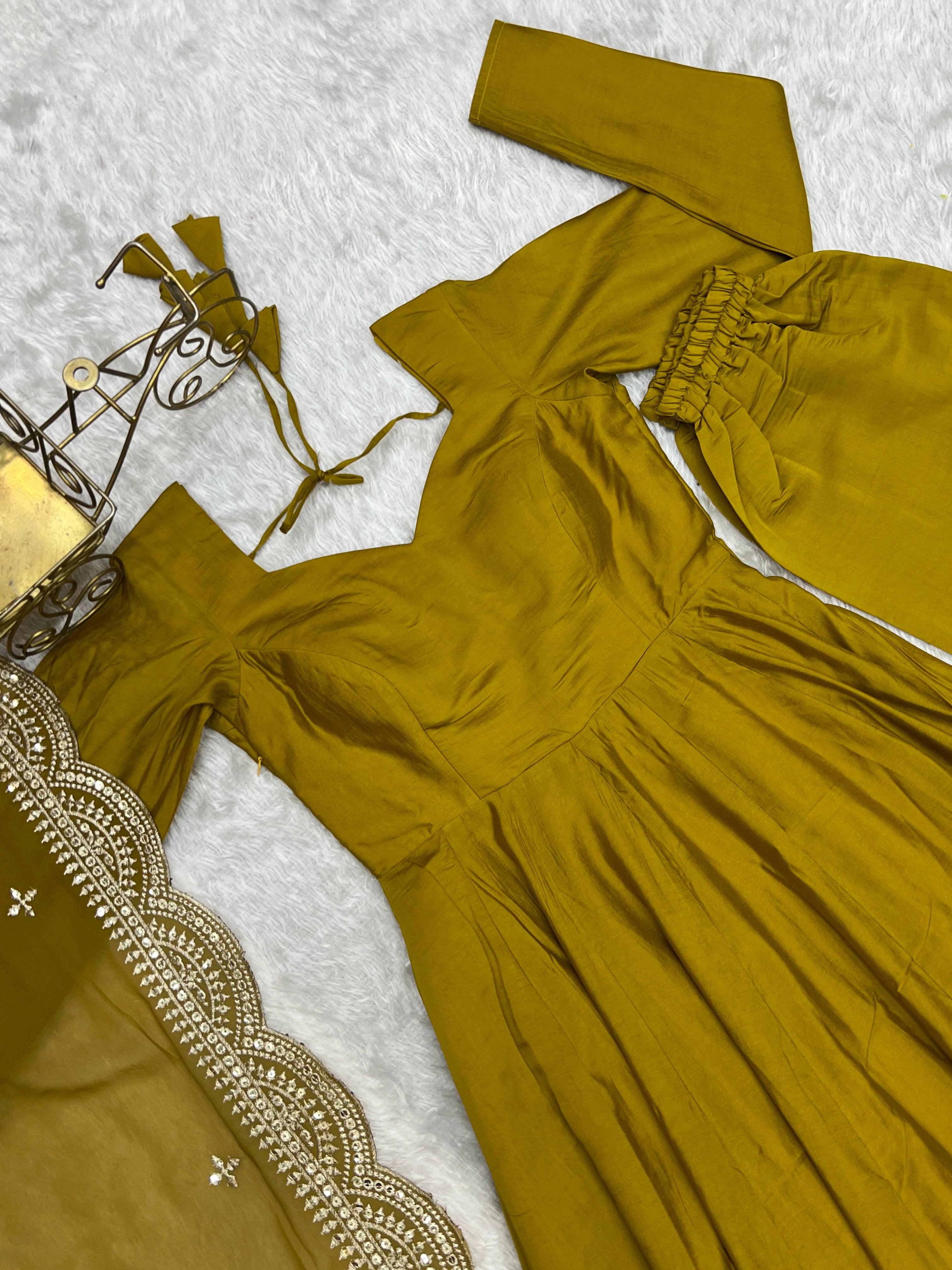 Sunshine Ready To Wear Anarkali Gown - Image 10
