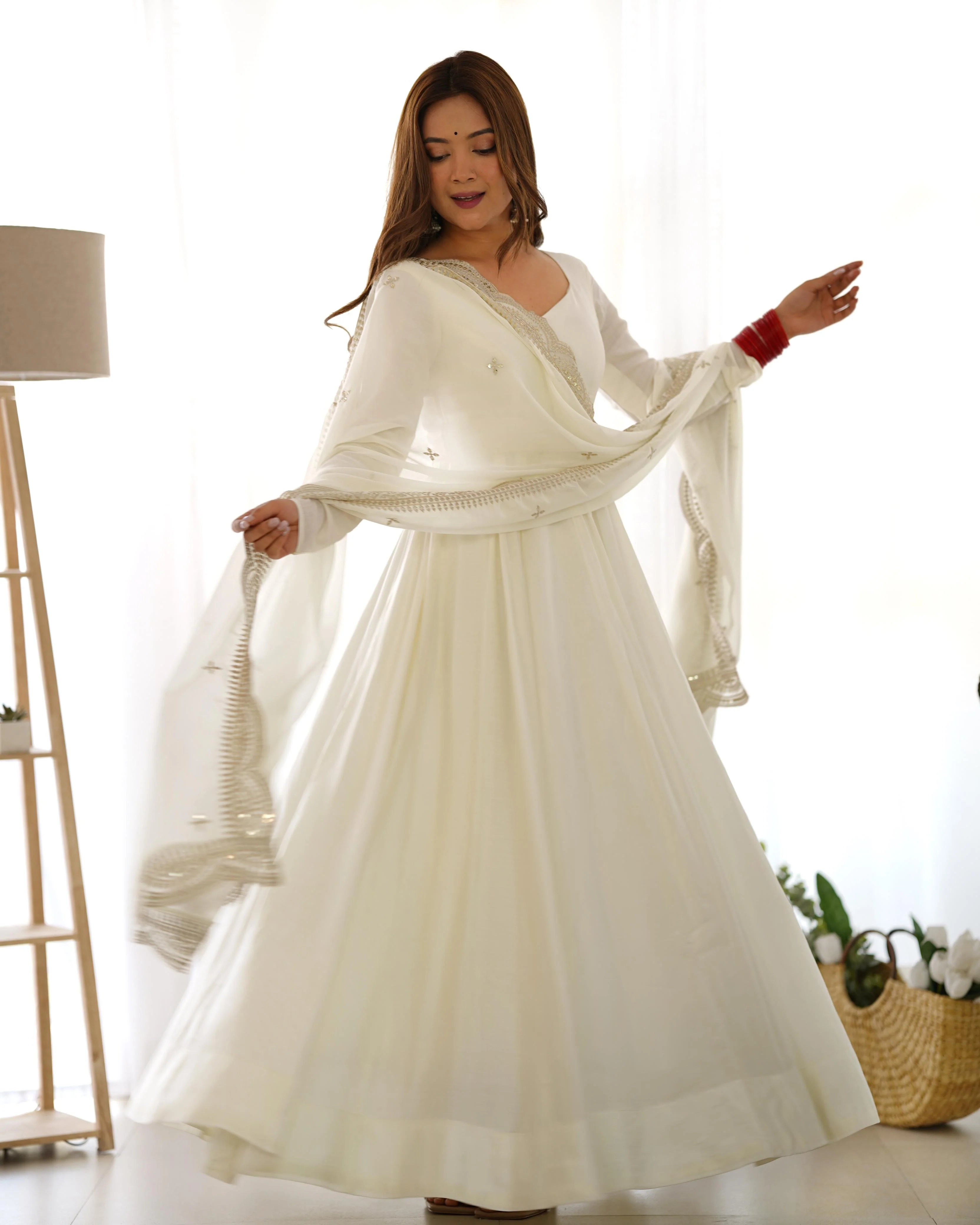 Sunshine Ready To Wear Anarkali Gown - Image 4