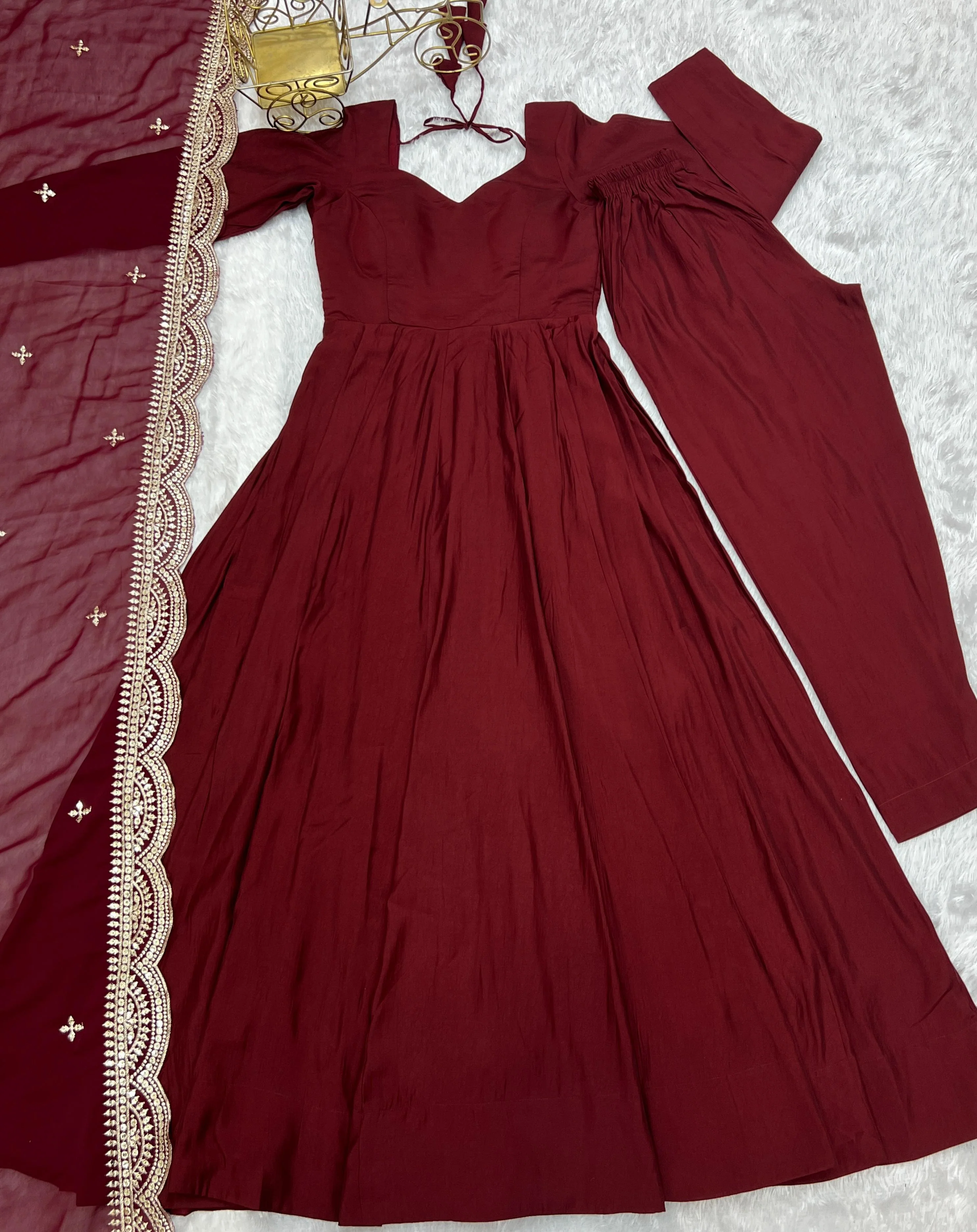 Sunshine Ready To Wear Anarkali Gown - Image 5