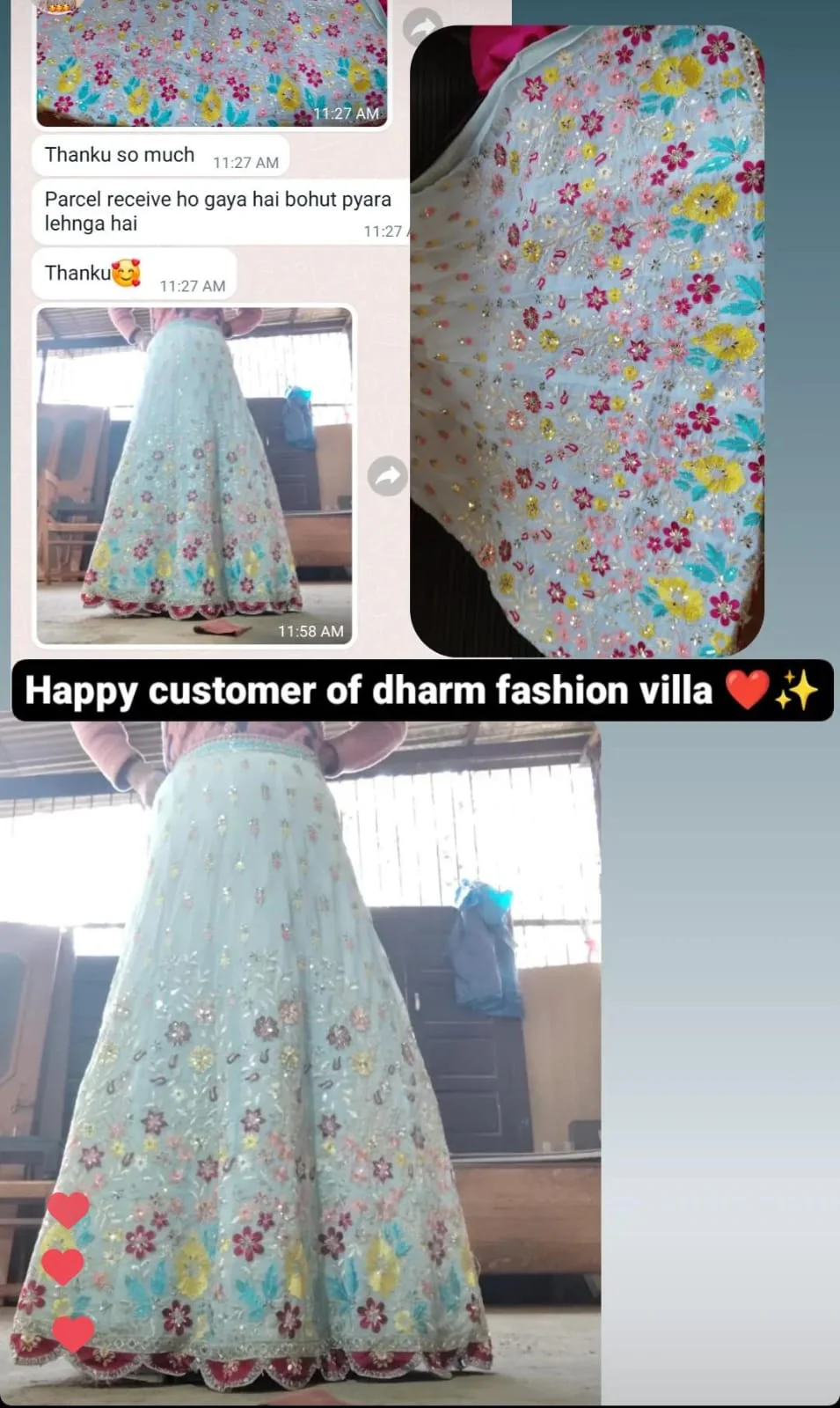 Trending Thread Sequence Real  Mirror Work Lehenga Choli - Image 8